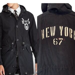 Polo Ralph Lauren Cotton Canvas
Marsh Coat in Color Polo Black Size Large
